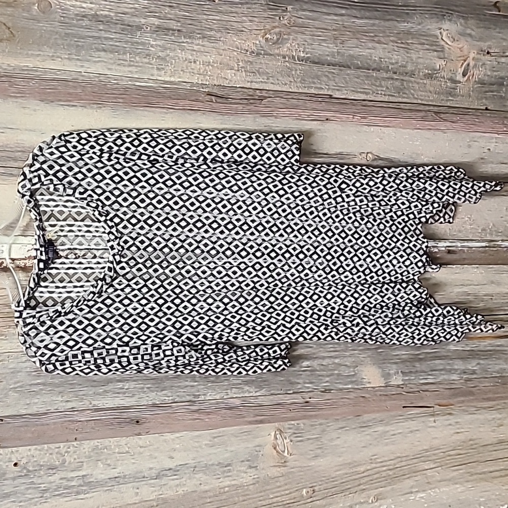 Womens, Kaktus Brand, Shear, 3/4 Length Sleeve, XL Tunic